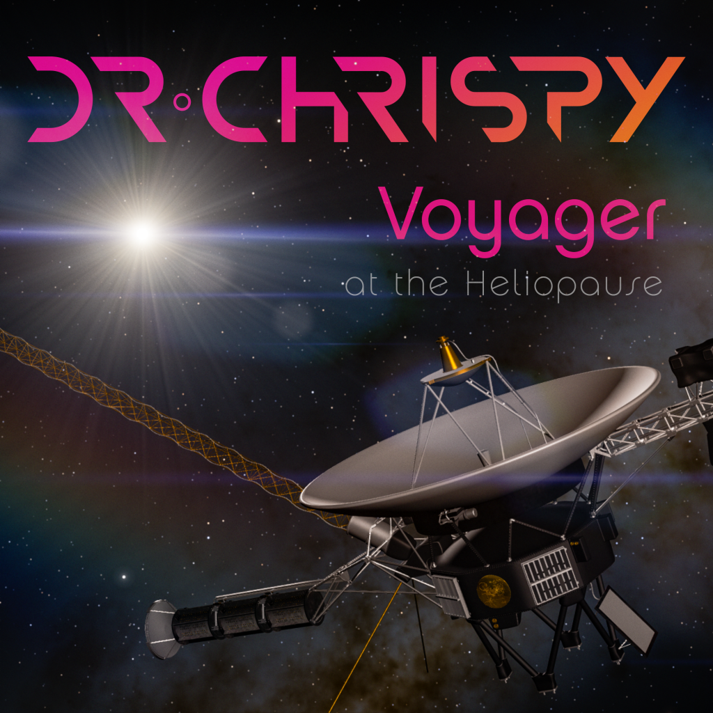 Voyager at the Heliopause [Album Cover] The perfect blending of space and music, this tribute to the Voyager spacecraft will move you places you have never been before. 